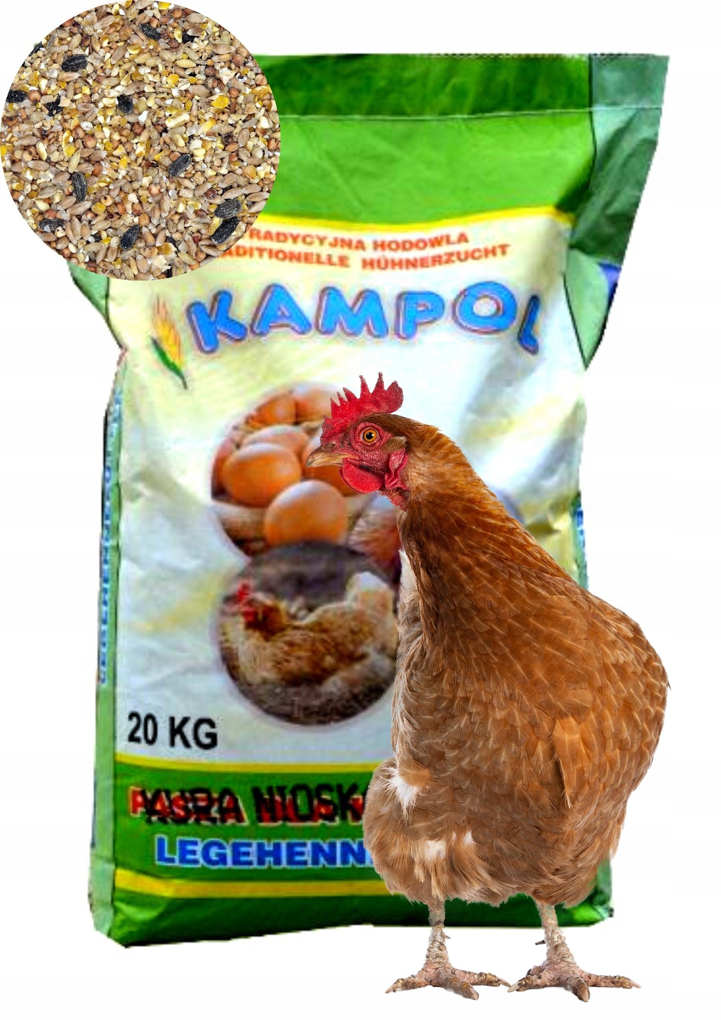 Karma dla drobiu Nioska KAMPOL 20 kg KB