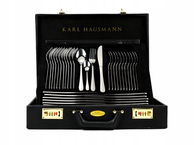 Sada příborů v kufříku 72 ks Heidi lesk nerezová ocel