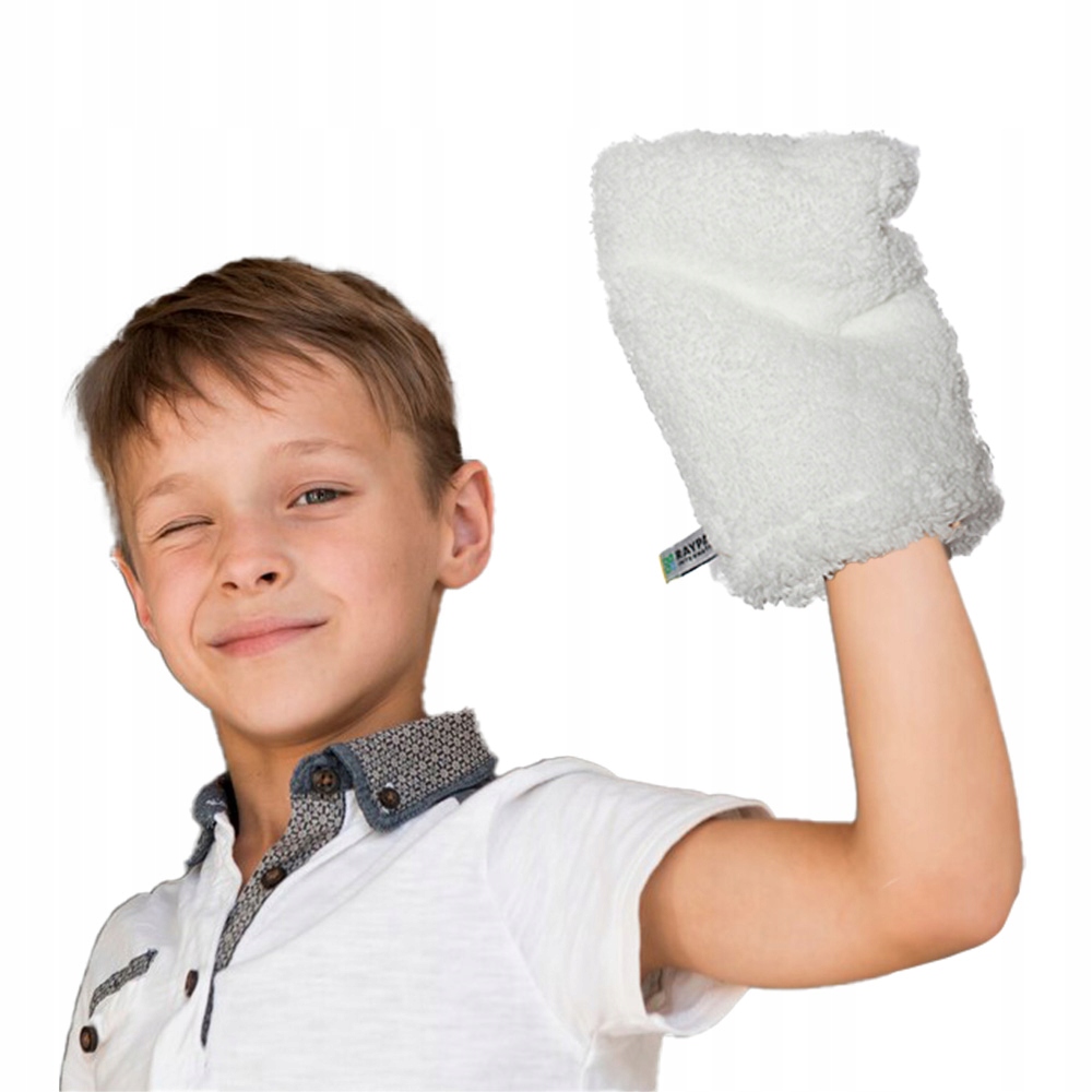 Raypath Čistící rukavice Bílá Nova S 12x16 cm na mokro, vysoce savá