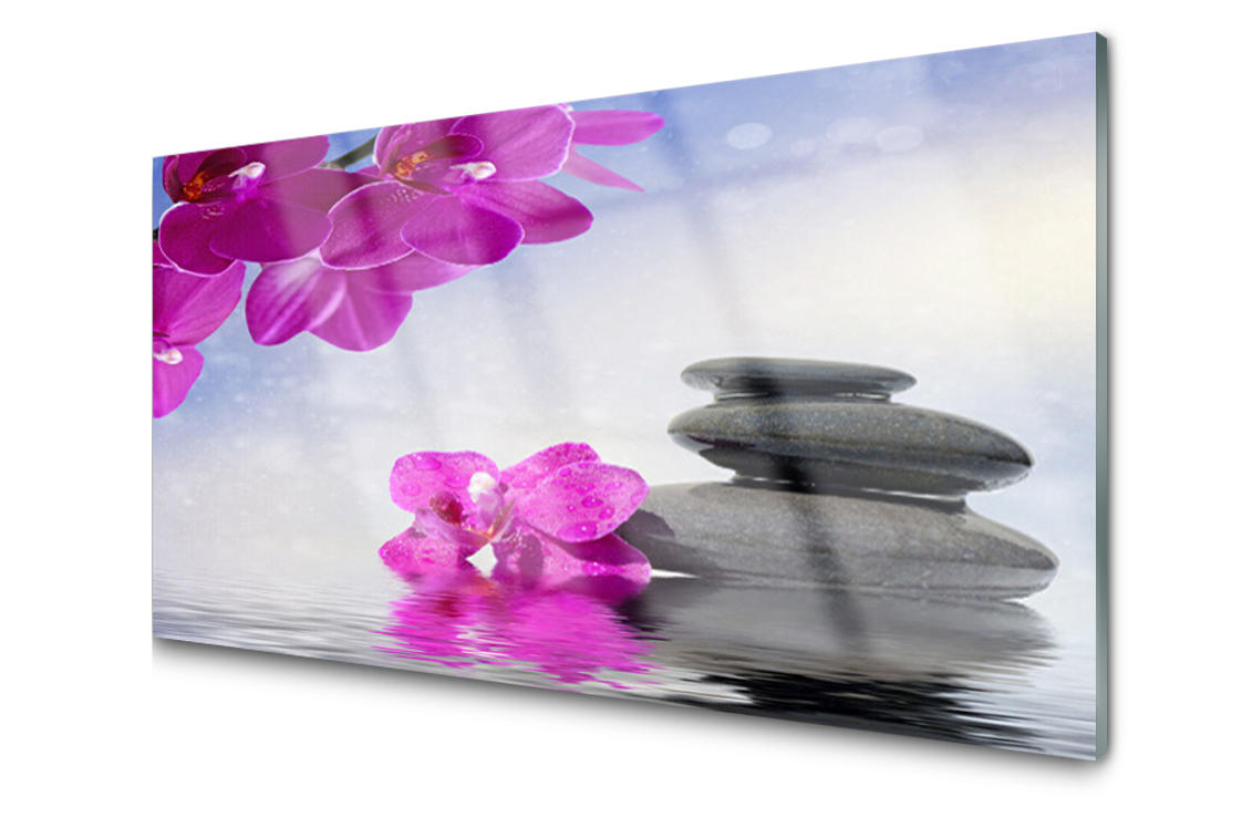 

Panel szklany dekor Kwiaty Roślina 120x60 + Klej