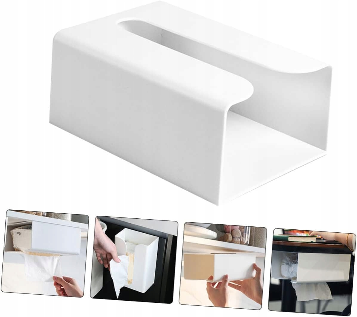 PUDEŁKO SAMOPRZYLEPNE CHUSTECZKI HIGIENICZNE PAPIER POJEMNIK PODAJNIK Marka inna