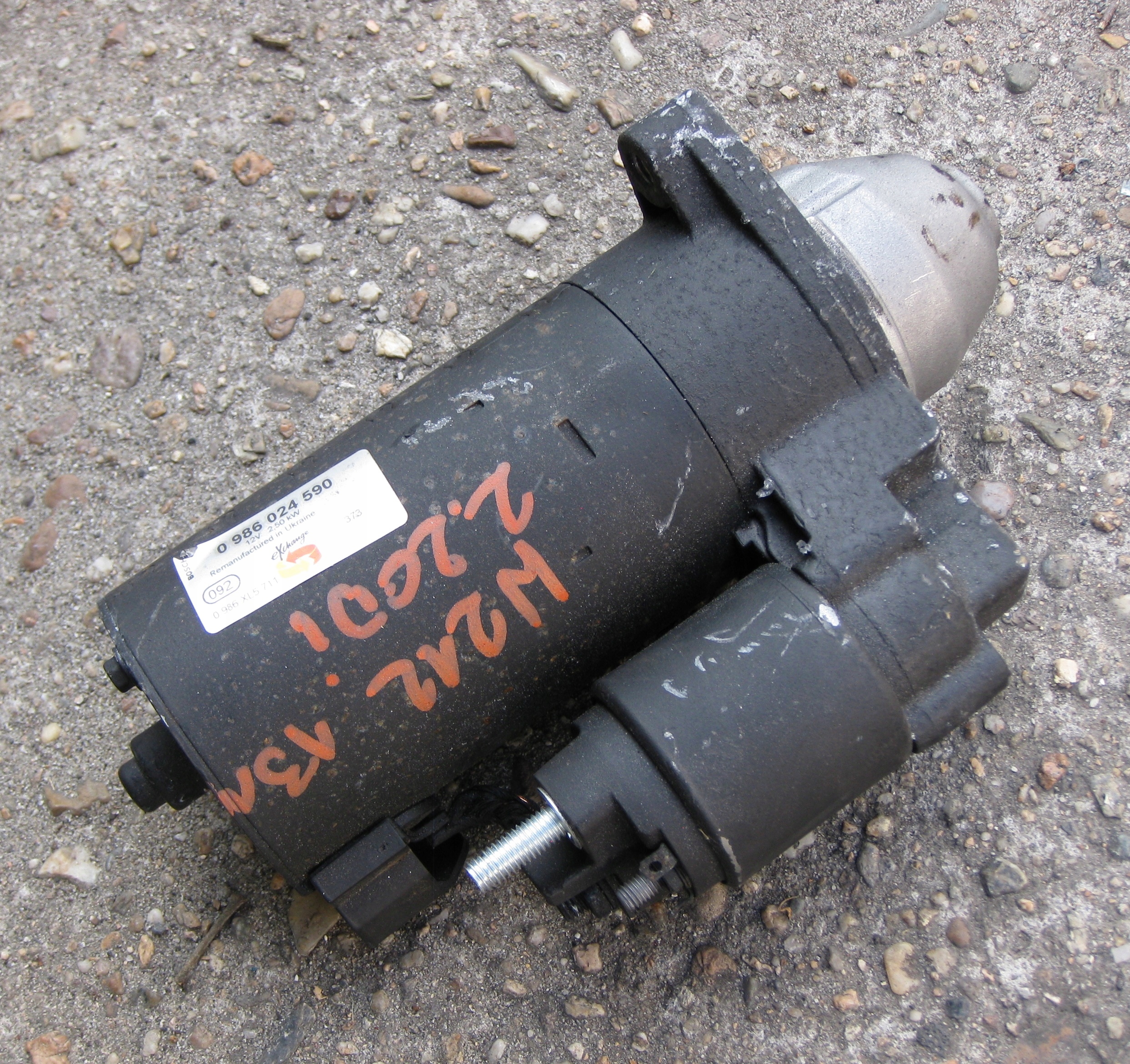 MERCEDES W212 LIFT E KLASA 13R starter 986024590
