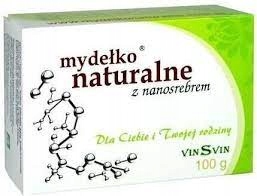 Naturalne mydło z nanosrebrem 100 g