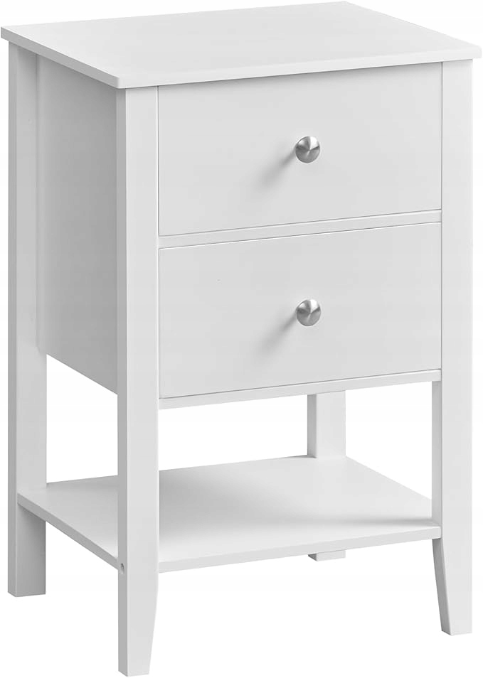 Nočná skrinka biely – ideálny do spálne, klasický a praktický