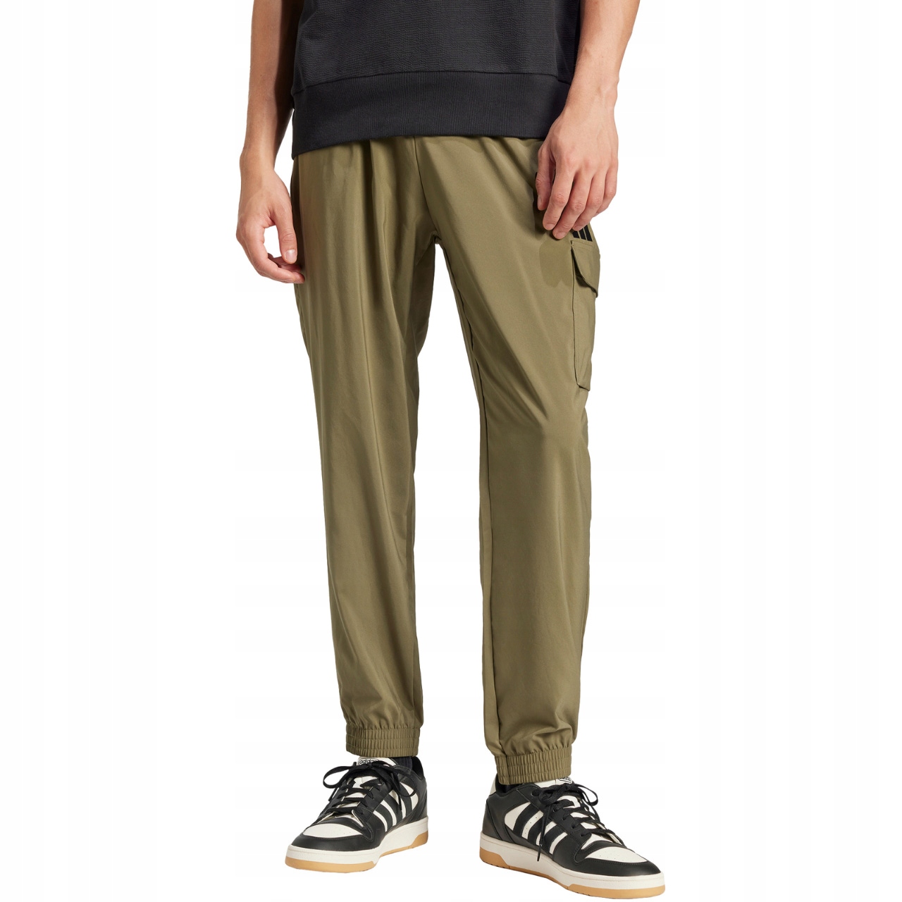 Pánské kalhoty adidas Essentials Small Logo Cargo olivové L