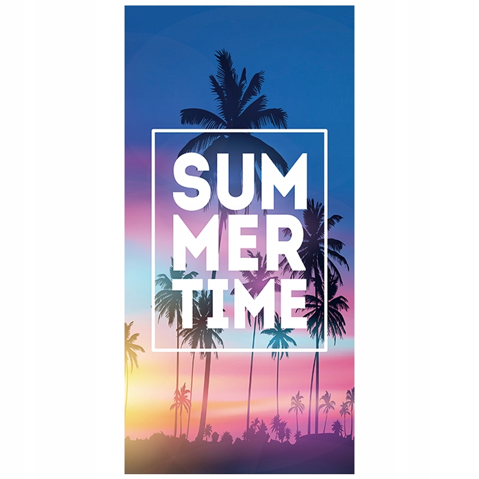 

Ręcznik plażowy 100x180 summer time fioletowy