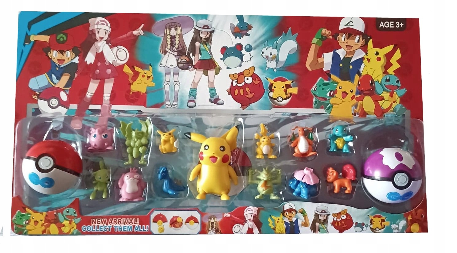 

Pokemon Go 2 X Pokeball Pikachu Figurki Zestaw