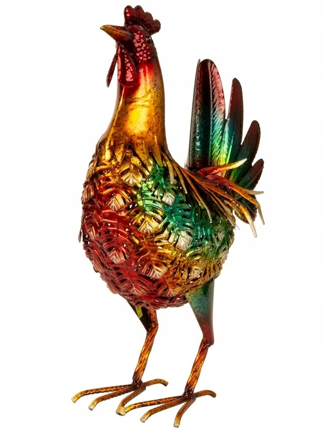Kura Dekoracyjna Ozdoba Kurka do Ogrodu Domu 42cm