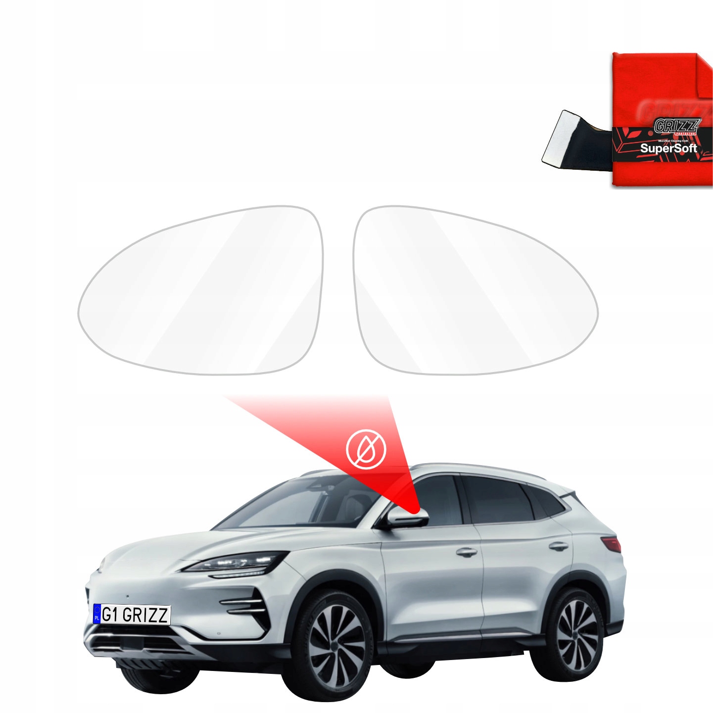 Folia przeciwdeszczowa na lusterka do Byd Seal U DM-i (2024-2026)