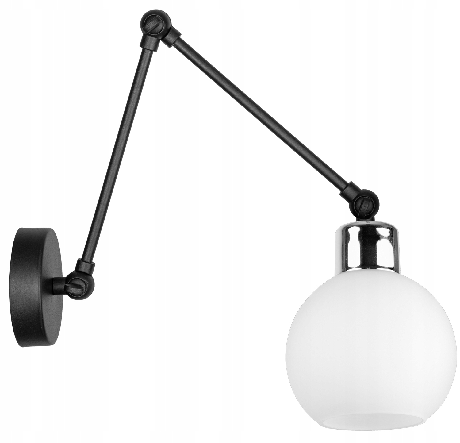 

Nowoczesna Szklana Lampa Ścienna Kinkiet Kula Led