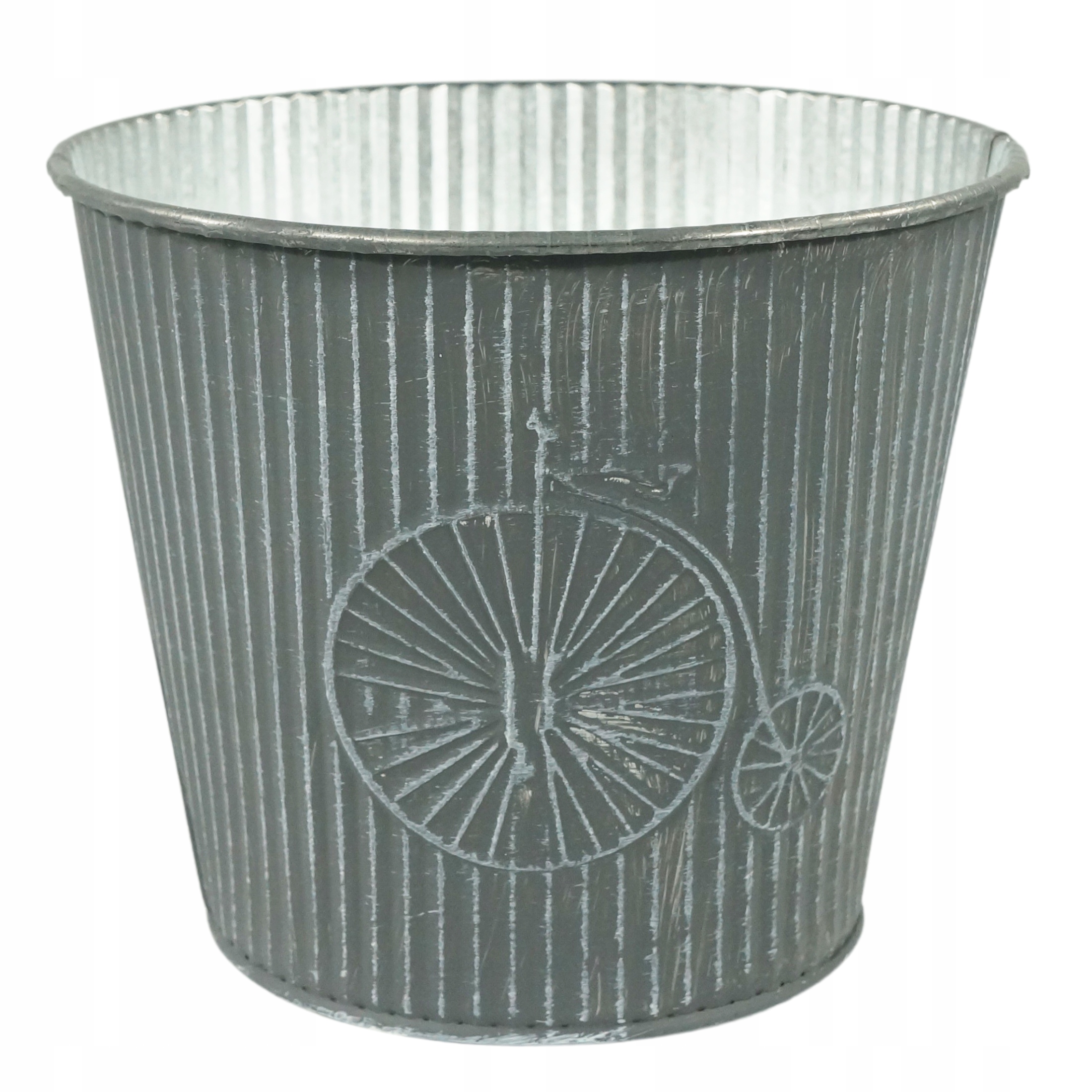 

Metalowa osłonka na doniczkę 14 cm na kwiaty zioła