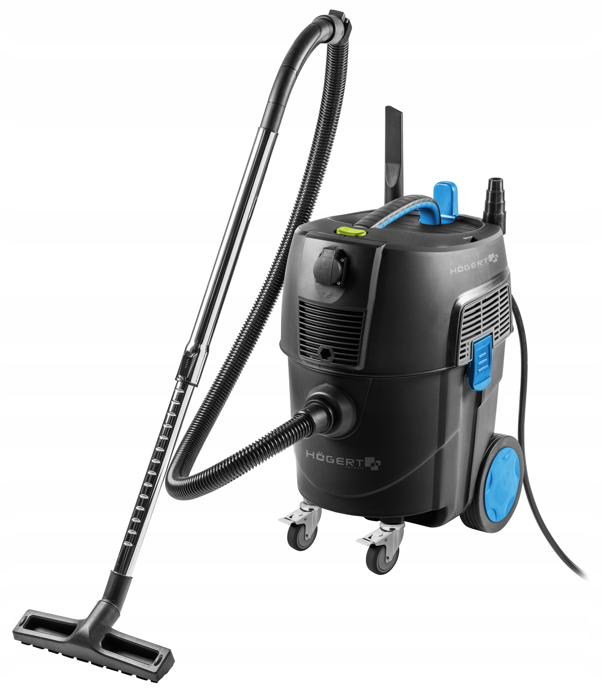Odkurzacz przemysłowy Hoegert Technik 30l sucho/mokro 1600W otrząsacz pilot