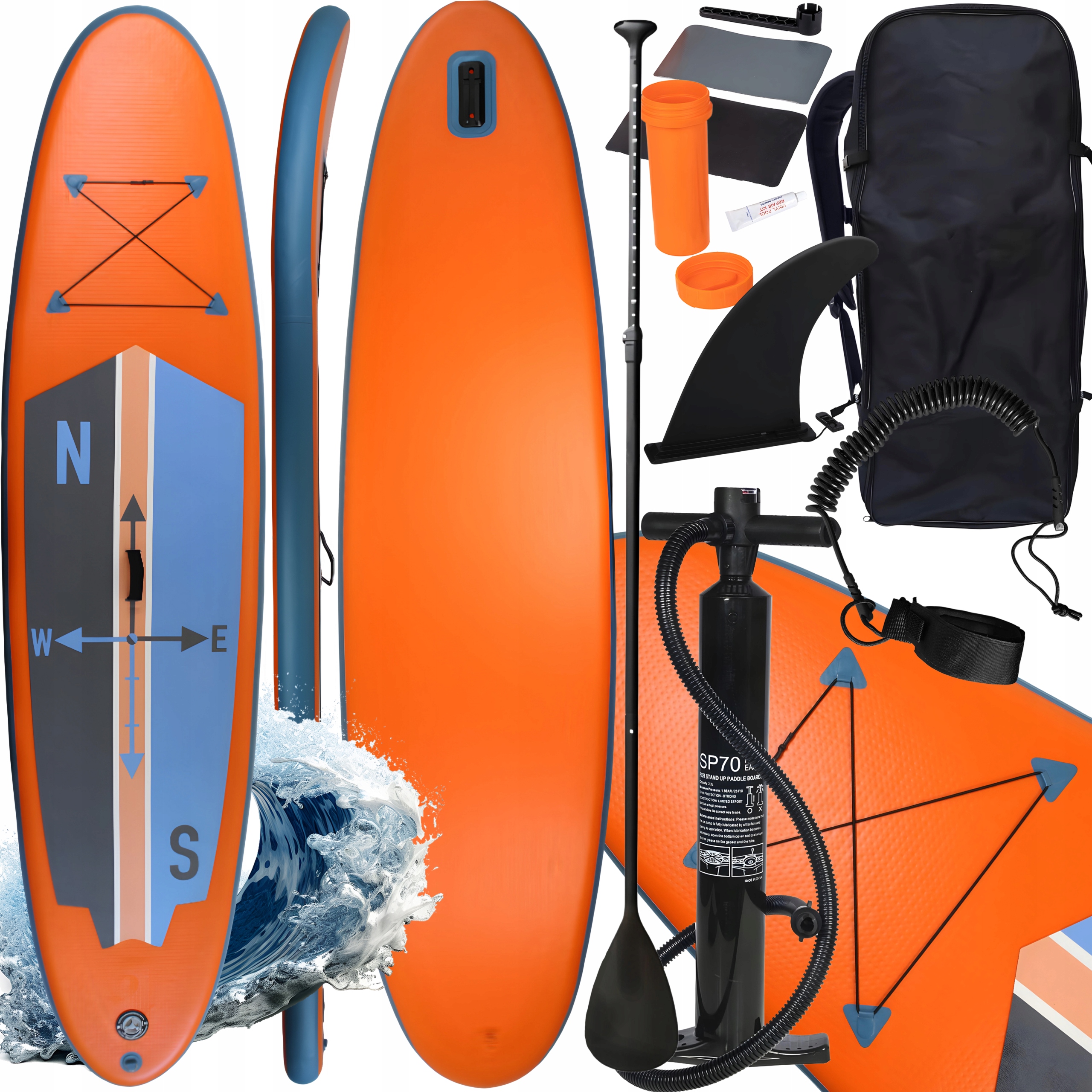 Deska Sup do pływania board pompowana 31'' dmuchana 320 paddle board zestaw