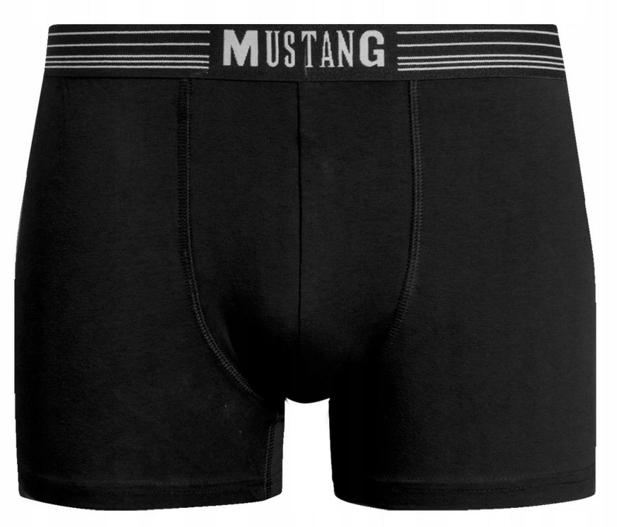 MUSTANG BOKSERKI MĘSKIE 1PAK CZARNE 4046 M