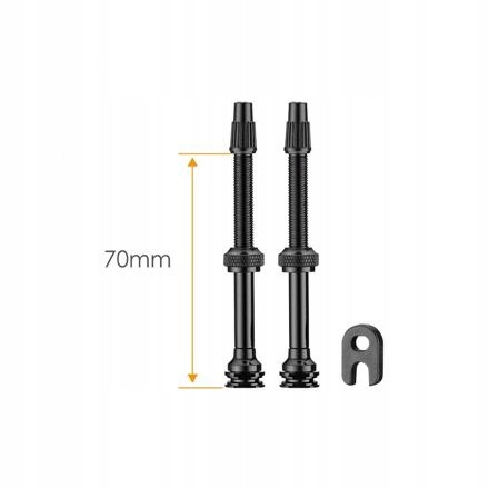Ciclovation bezdušový ventilek Light-weight 70mm černá