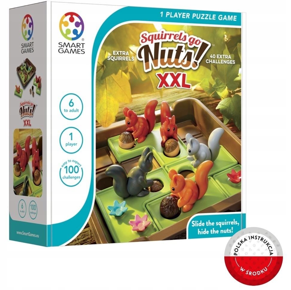 Smart Games Squirrels Go Nuts! XXL (eng) Iuvi Game