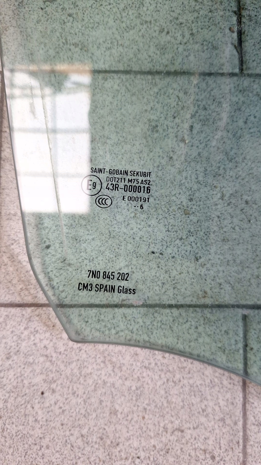 window door right front SHARAN II 7N0845202 ORG 2016R