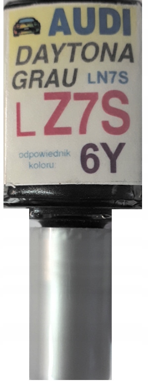 Zaprawka do rys 10ml Audi Vw Seat Z7S LZ7S 6Y N7S Szary Daytona Daytonagrau