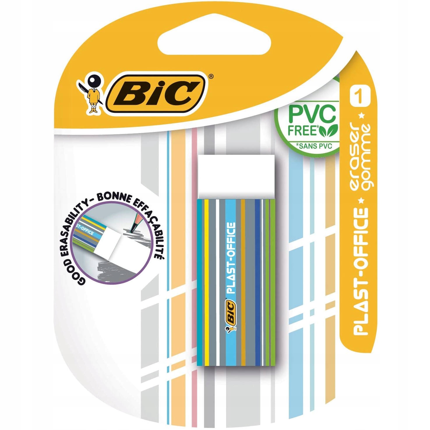 

Bic Plast-office Gumka Do Ścierania Mazania 1 Szt