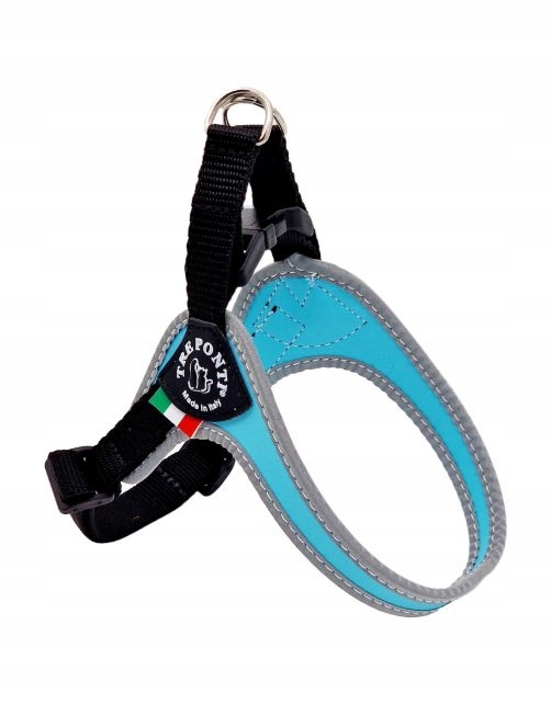 Levně Postroj pro psa Tre Ponti Easy Fit nastavitelný, Modrý velikost 54-69 Cm