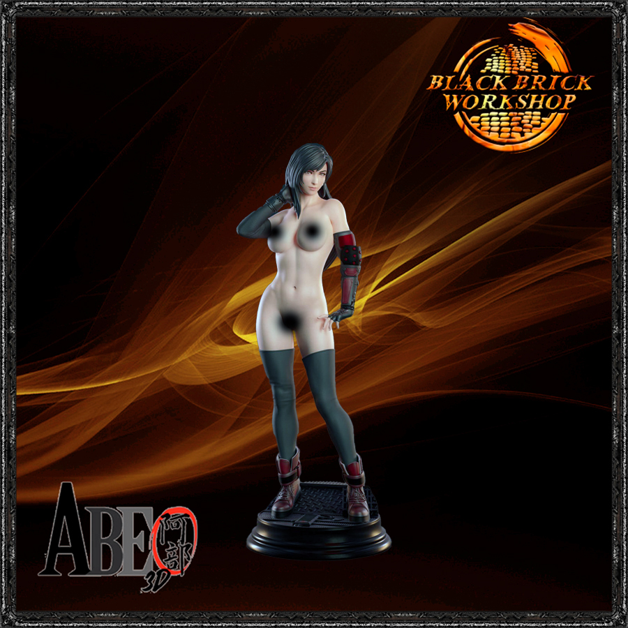 Tifa Lockhart Neupravená Abe 3D Měřítko 1/24 (75mm) (nsfw) 3D tisk
