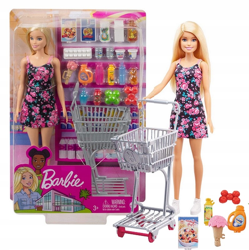 

Lalka Barbie Na Zakupach zestaw z lalką GTK94