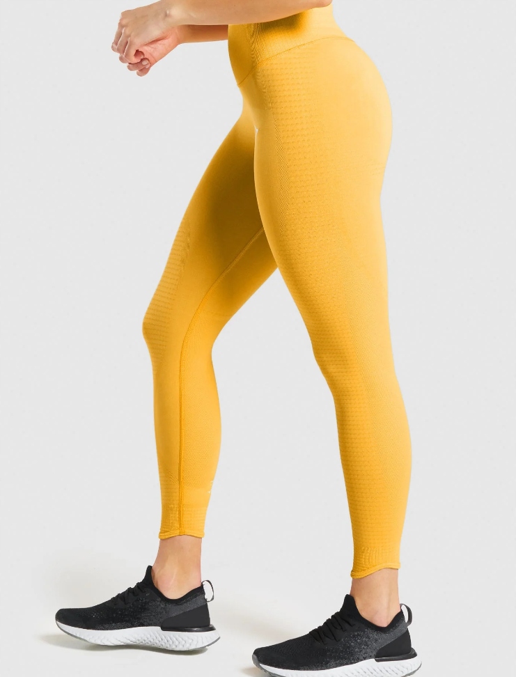 GYMSHARK LEGGINSY SPORTOWE POMARAŃCZOWE DŁUGIE M 1A2D6_D* Kod producenta gllg5343