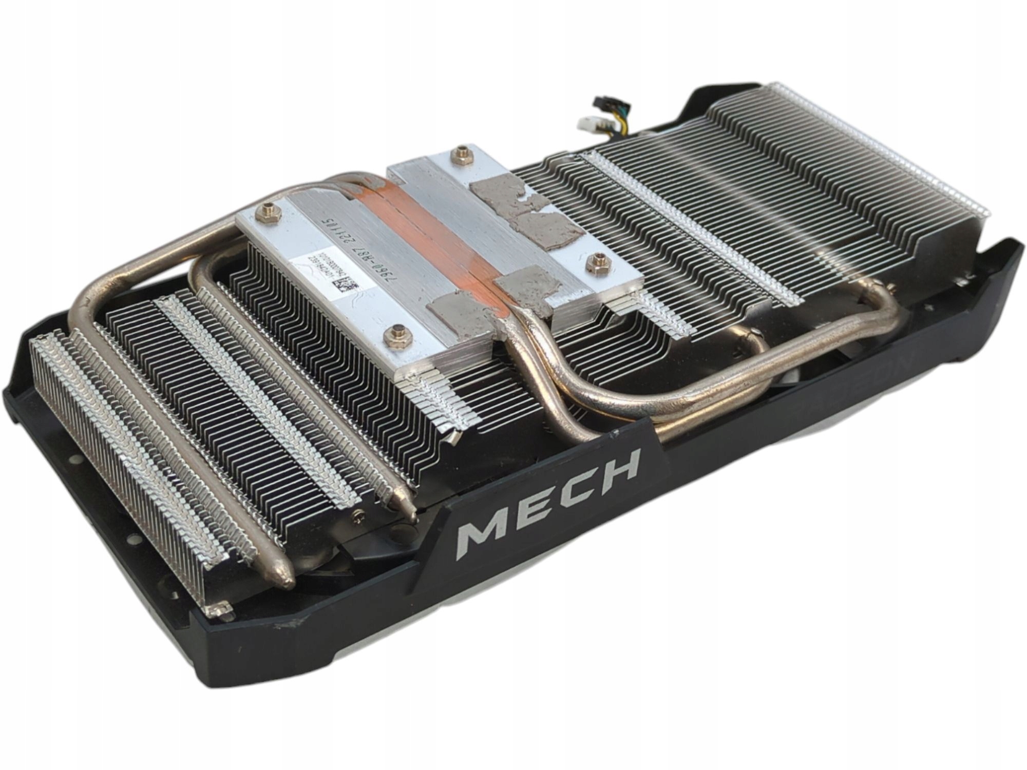 Chłodzenie karty graficznej AMD MSI RX 7600 Mech 2X