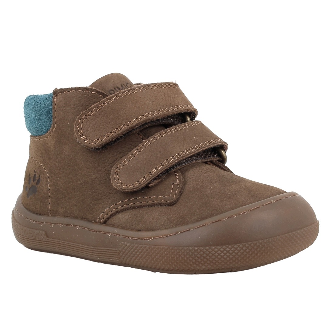 Primigi 2411044 Miękkie Buty Trzewiki Barefoot Skórzane Jesienne Brązowe 25