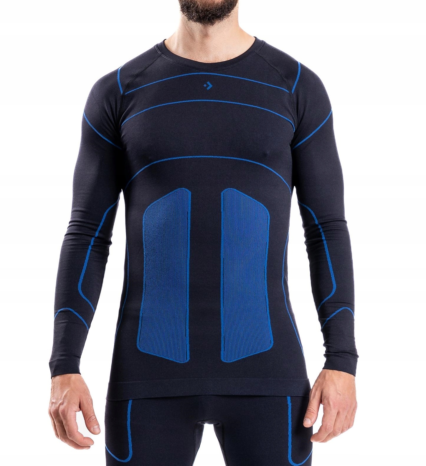 Koszulka z długim rękawem bluzka męska bielizna termoaktywna na zimę L