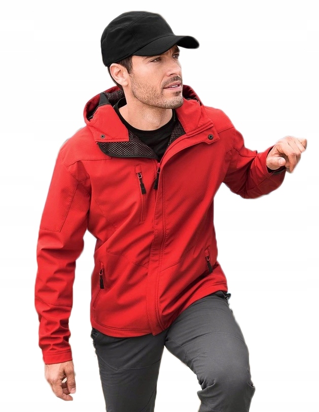

Softshell kurtka męska, 4 kolory,czerwony, r. M