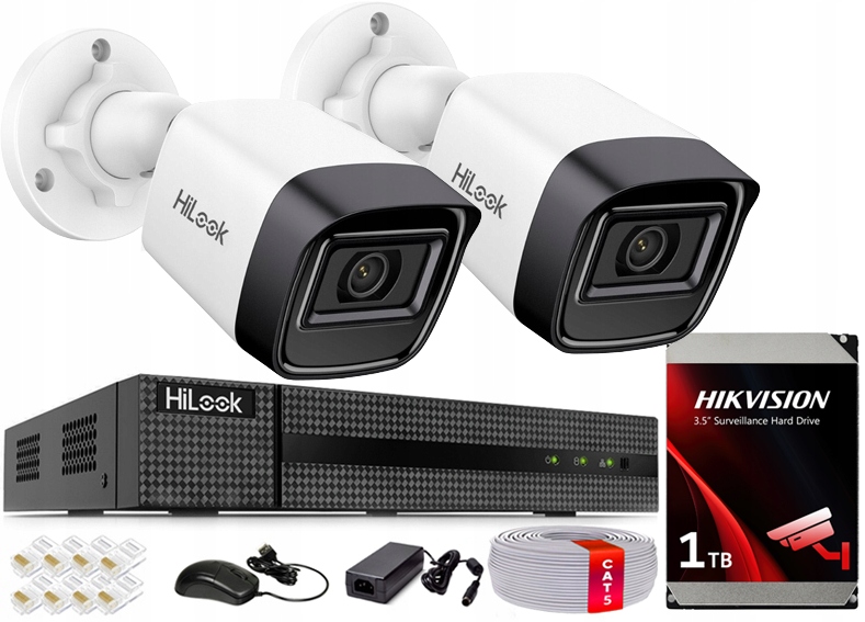 Sada Pro Monitorování Domu 2 Venkovní Kamery 4MPX Hilook Náhled 24/7