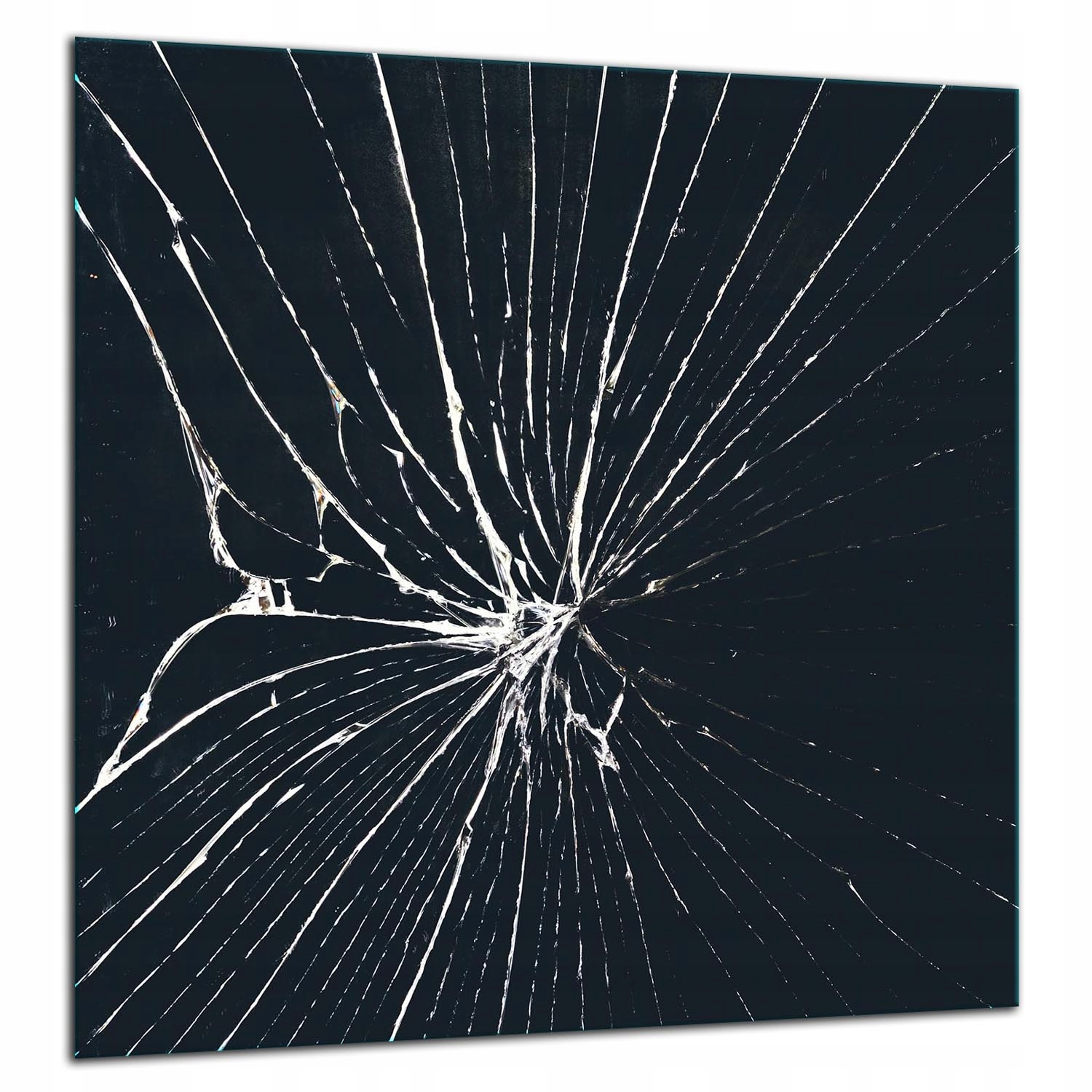 Skleněný Ochranný Panel Do Kuchyně 60x65 Černý Lacobel 7v1