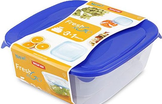 

Zestaw Pojemników na Żywność 0,8+1,7+0,25L Curver