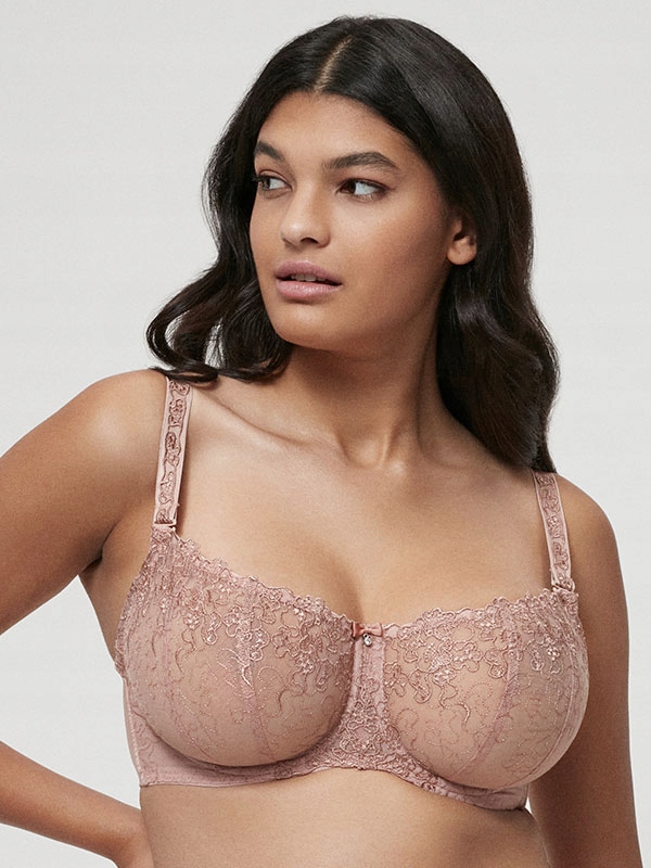 Měkká podprsenka Emilia K23 soft mocca Dalia Lingerie 65E