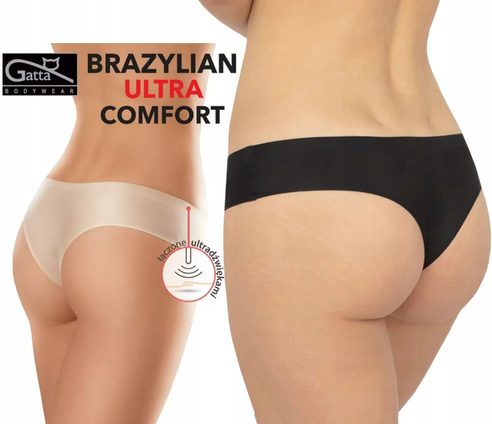 GATTA BRAZYLIAN ULTRA COMFORT MAJTKI FIGI CZARNE M