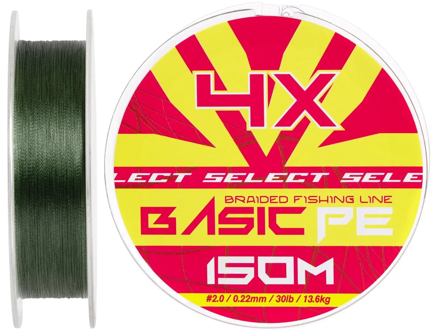 Plecionka Select Basic Pe 150m (ciemnozielony) 0.20mm 28lb/12.7kg
