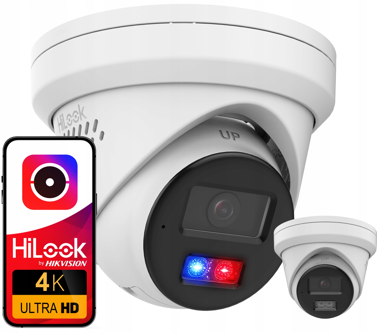 Ip kamera 4K 8MPx Venkovní PoE IPC-T280HAP-LUF/SL HiLook od společnosti Hikvision