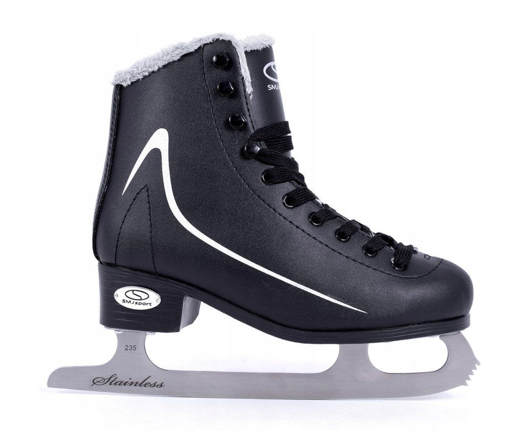 Łyżwy figurowe męskie Smj Calgary czarne 46
