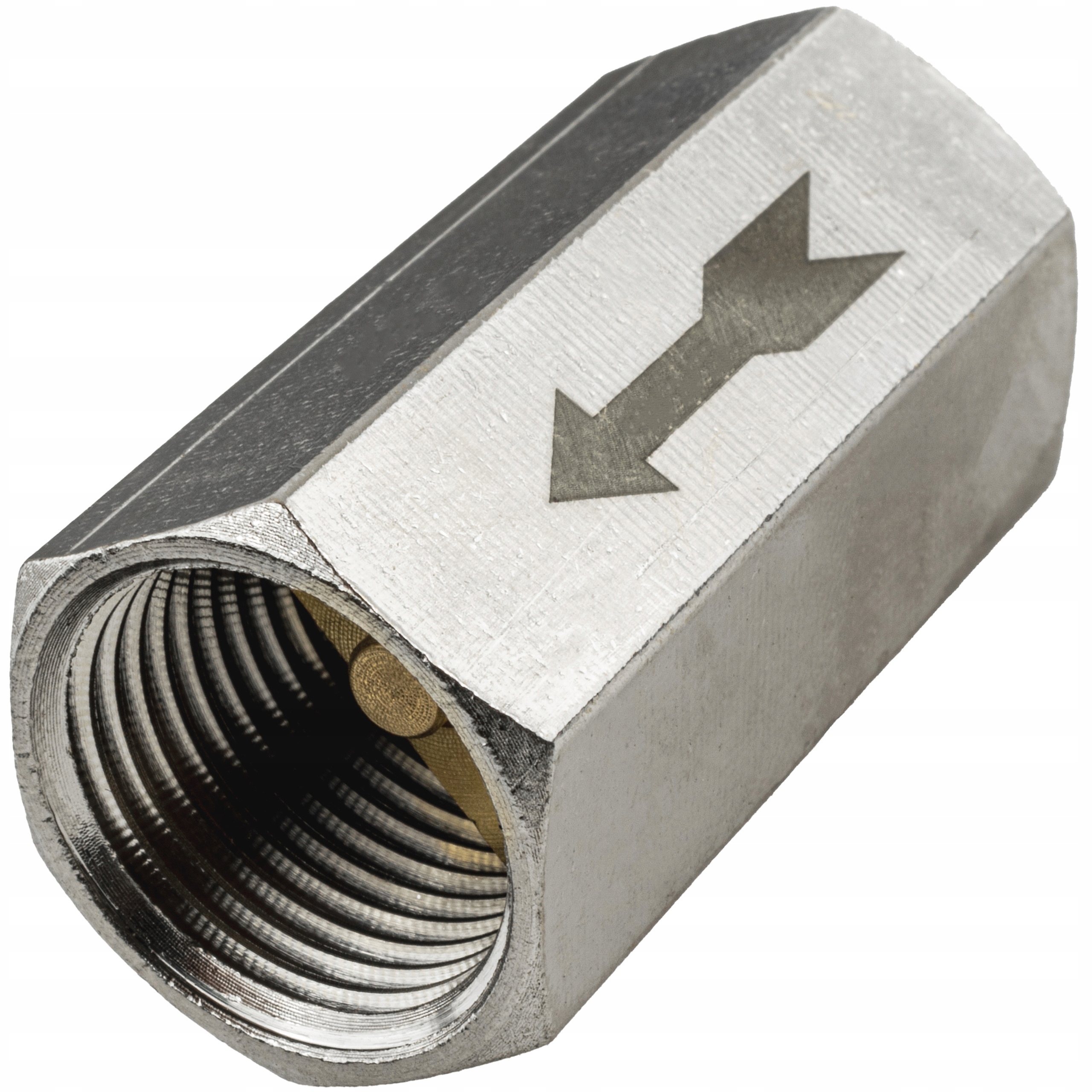 Zawór Zwrotny Liniowy Kompresora Sprężarki 1/4" 15 Bar 40 MM