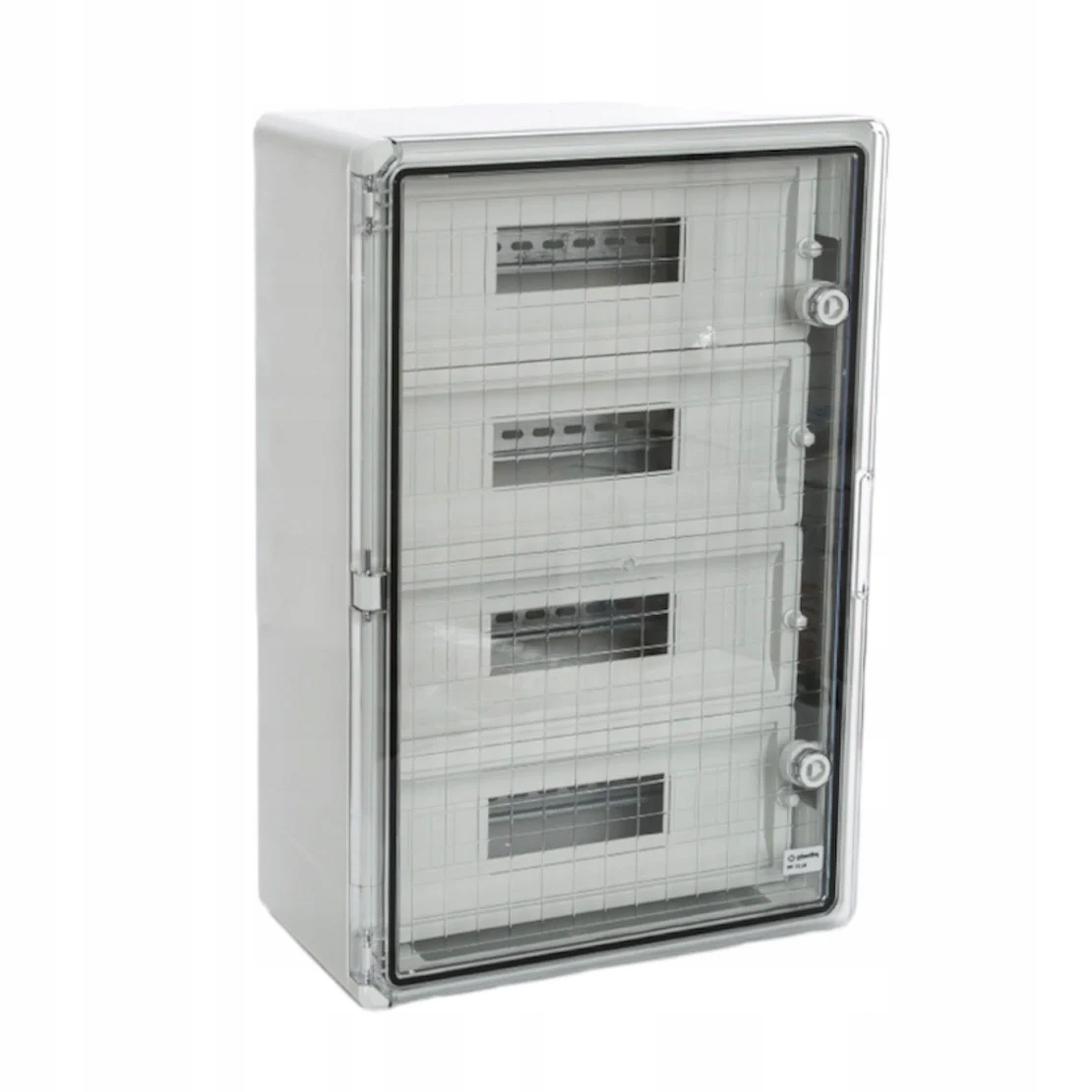 Rozvodnice plastová pro modulové přístroje průhledné dveře, IP65, Plastim 3