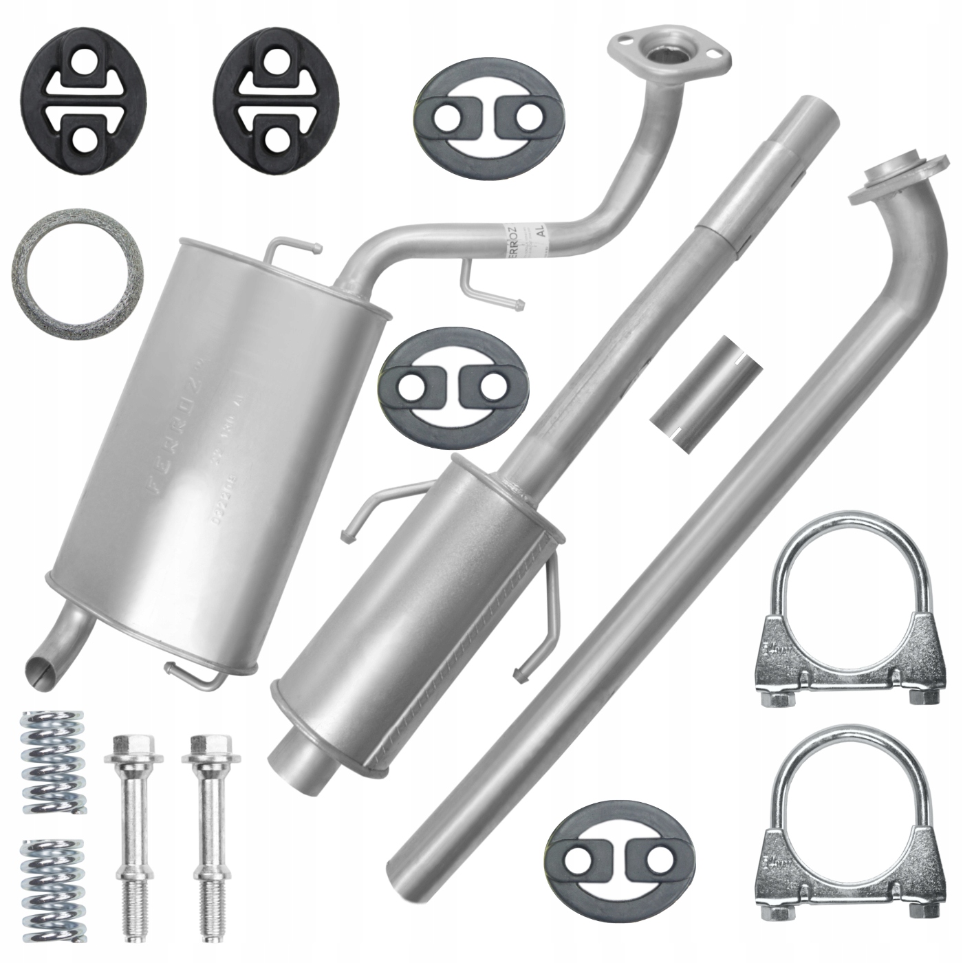 Глушник комплект для Toyota Corolla Verso 3 III 1.6 1.8