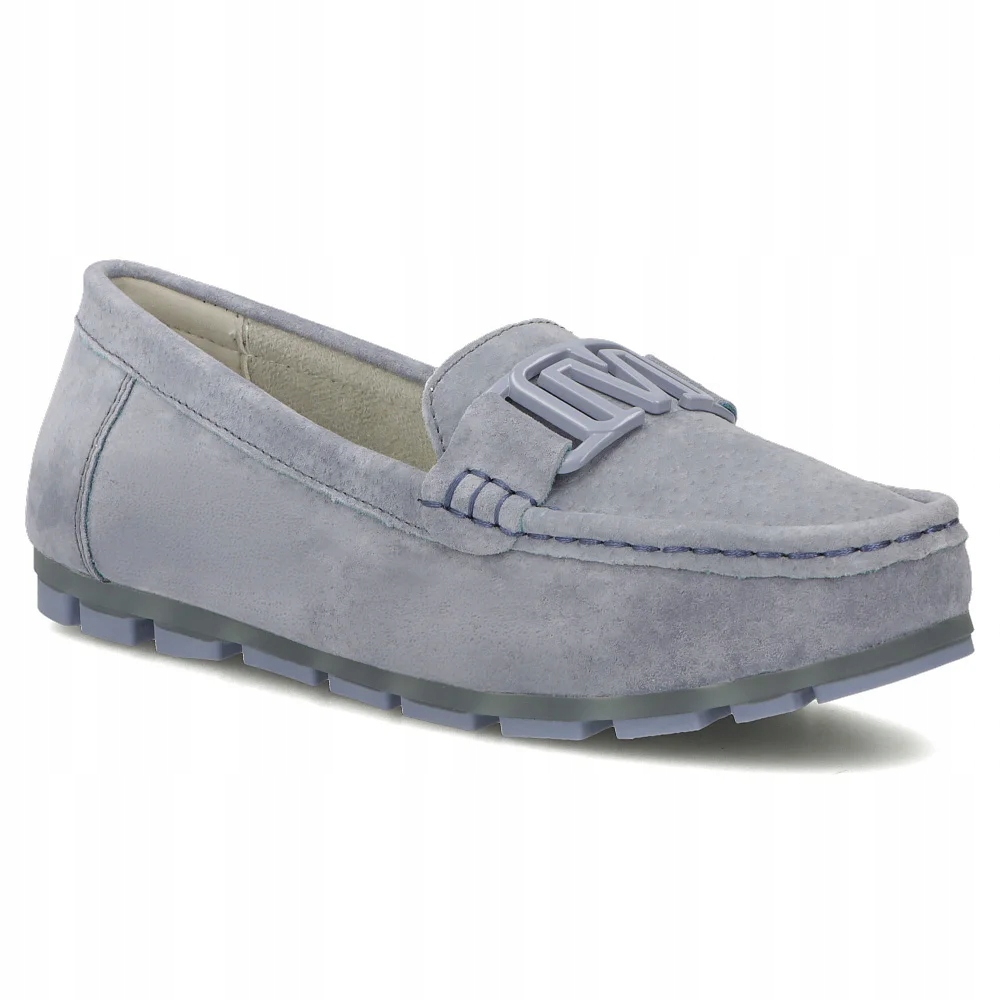 Półbuty damskie mokasyny Filippo z klamrą buty wiosenne płaskie lekkie r.39