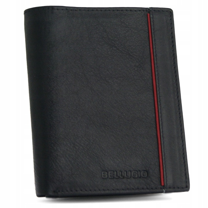 

Portfel męski skórzany z systemem Rfid czarny