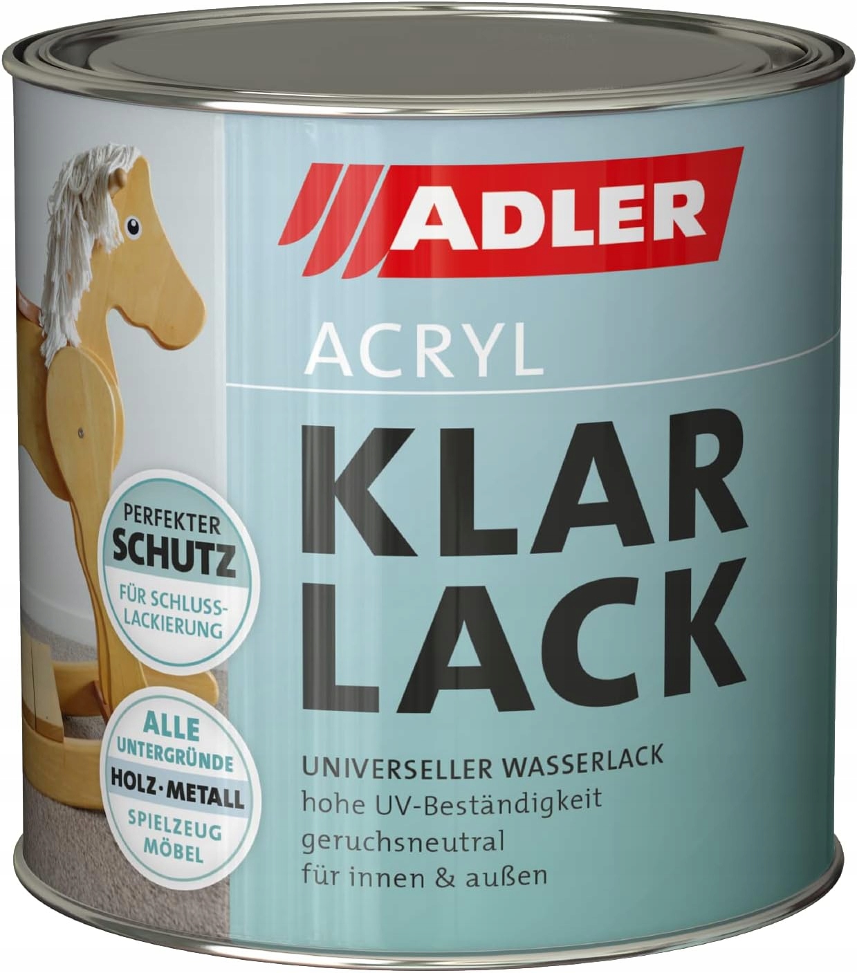 Adler Akrylový lak matný 375 ml se základním efektem