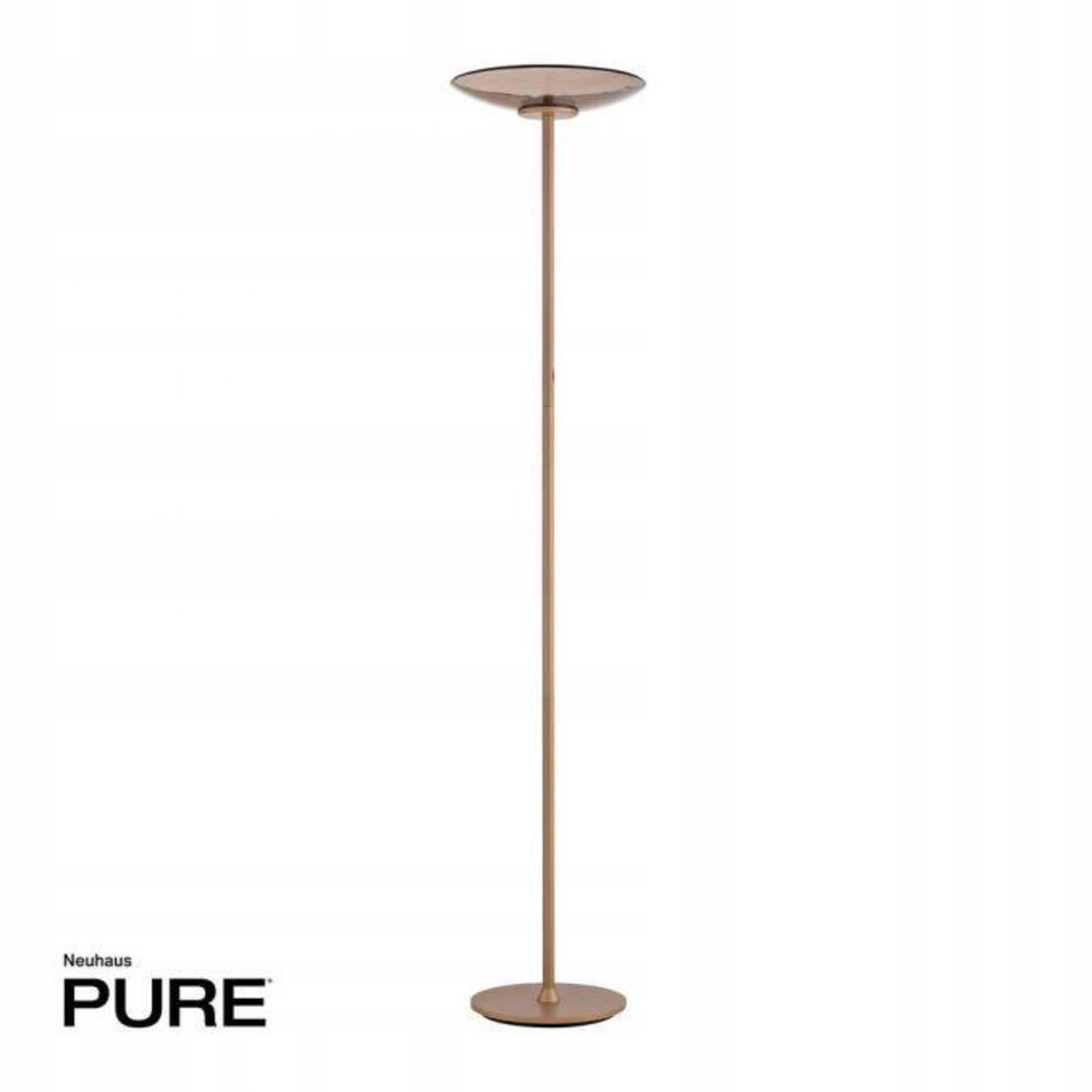 Led stojacia lampa Paul Neuhaus Pure Moon bronz, stmievač, jantár 2700K