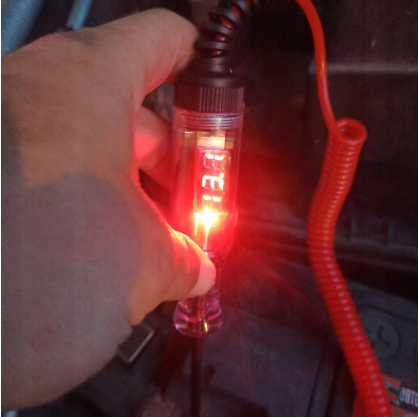 TESTER PROBÓWKA PRÓBNIK MIERNIK PRADU SAMOCHODOWY NAPIĘCIA 5-90V Kod producenta 50-214#