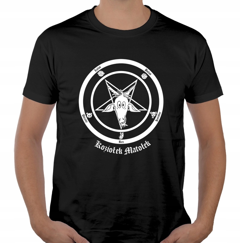 

Koszulka Koziołek Matołek pentagram śmieszne L