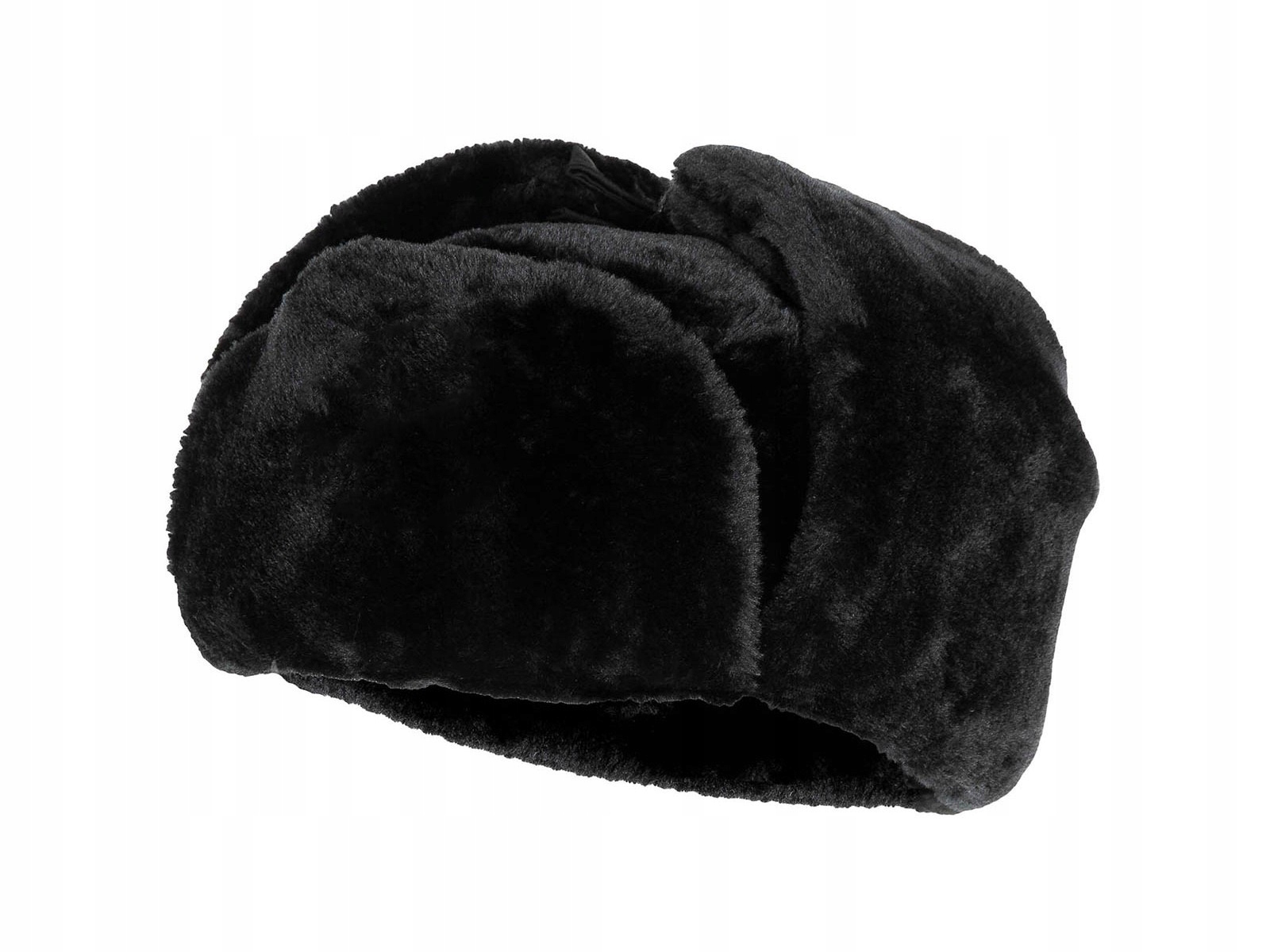 Czapka zimowa uszatka rosyjska radziecka z odczepianym znakiem