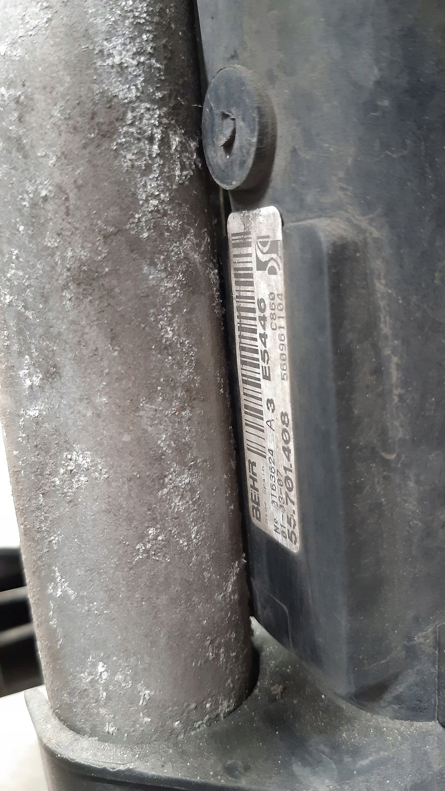 support panel for radiators pillar iron Opel Corsa D 1,0